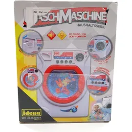 IDENA Waschmaschine mit Licht- und Tonfunktion, Frontlader mit 4 Programmen und rotierender Waschtrommel, Spielzeug zum Erlernen praktischer Fertigkeiten, Mehrfarbig