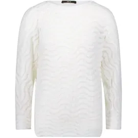 Zero Sweatshirt Wellenmuster Eggnog 36