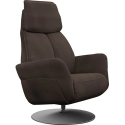 Relaxsessel ADA TRENDLINE „Thimo“ Sessel Gr. Struktur fein XBO, motorisch mit Aufstehhilfe, Kopfstützenverstellung-Relaxfunktion-Drehfunktion-Aufstehhilfe, B/H/T: 84 cm x 114 cm x 88 cm, braun (dunkelbraun xbo 4) Lesesessel und Relaxsessel in Größe M, Liegefläche 180cm, verstellbar, optional mit Aufstehhilfe