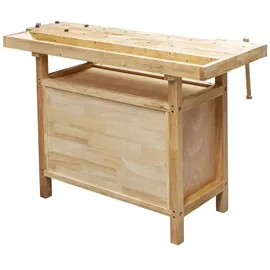 Holzmann Maschinen Hobelbank Holz 1380mm beige unbestückt