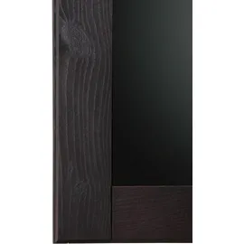 Home Affaire Hängevitrine HOME AFFAIRE "Cubrix, wahlweise mit oder ohne Glastür", braun (dunkelbraun), B:35cm H:85cm T:28cm, Massivholz, Schränke, aus schönem massivem Kiefernholz, Breite 35 cm, Höhe 85 cm