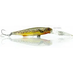 Wobbler - Gutsy Minnow 8cm - DEEP - 11 Brown Trout GELB|ROT|SCHWARZ NO SIZE