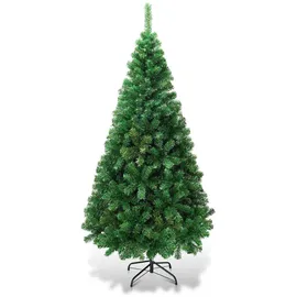 Costway Künstlicher Weihnachtsbaum Grün 210 cm