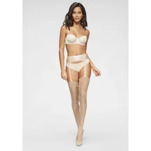 LASCANA Strapsstrümpfe Damen 2x sun Gr.44/46