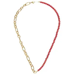 Gemshine Halskette 'Jade' gold coloured Hellbraun Damen 