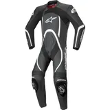 Alpinestars Motorradkombi Orbiter V2 Perforierte 1-Teiler Motorrad Lederkombi Atmungsaktiv belüftet protektoren reißverschluss schwarz 56