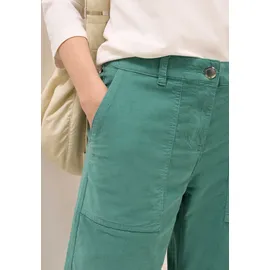 Cecil Neele Wide Leg Cordhose Grün 34