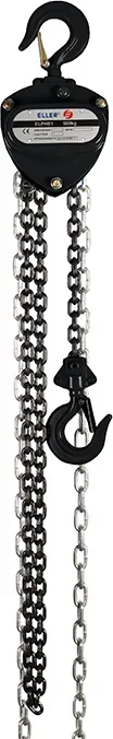 Eller PHE1 Manual Chain Hoist 1000 kg Hubhöhe 12 m - Keine Überladungssicherung