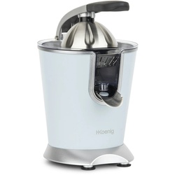 H.Koenig Elektrische Zitruspresse AGR86 BPA-frei, Orangen-, Zitronen-, Grapefruitsaft, Schnell, Automatisch, Leise, Leistungsstark, 160 W