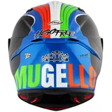 Suomy Track-1 Pecco Mugello 2022 Blau/Schwarz/Grün/Rot M
