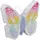 Relaxdays Pinata Schmetterling 48 cm x 58 cm x 10 cm Mehrfarbig