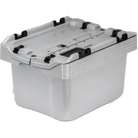 Cemo GmbH Batterie-Sammelbox Polyethylen 400 x 300 x 240 mm grau