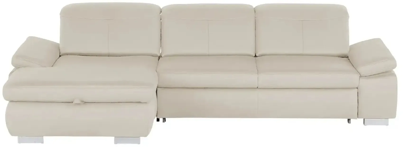 Kollektion Kraft Ecksofa aus Mikrofaser Kathrin ¦ creme ¦ Maße (cm): B: 309 H: 85 T: 195.0