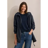 Cecil Jacke mit Kapuze - Blau