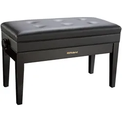 Roland RPB-D400PE Duett-Klavierbank Ebenholzfinish