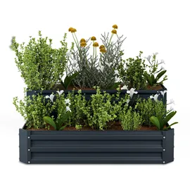 Blumfeldt Hochbeet 120 x 50 x 90 cm Anthrazit