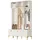 stilvora Garderobe-Set Sitzbank 120x191,5x40 Weiß
