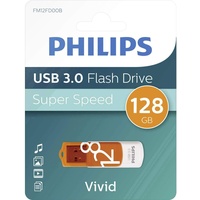 Philips Vivid Edition 128 GB orange/weiß USB 3.0
