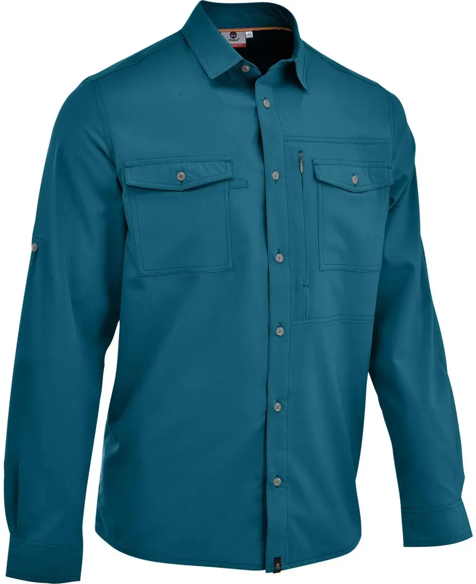 MAUL Sport Andaluz Ultra-sp - 1/1 Hemd uni el.-IS petrol blue (13) 70