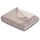 Biederlack Plaid 130 x 170 cm Rosa/Ecru