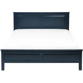 Beliani Olivet 140 x 200 cm Dunkelblau