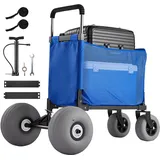 Vevor Bollerwagen faltbar blau