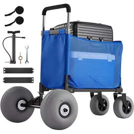 Vevor Bollerwagen faltbar blau