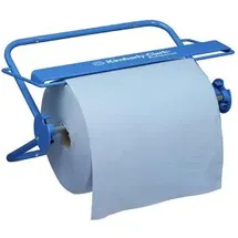Kimberly-Clark Putztuchrollenhalter 6146, Wandhalter, für Rollen bis 44 cm, Metall, blau
