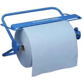 Kimberly-Clark Putztuchrollenhalter 6146, Wandhalter, für Rollen bis 44 cm, Metall, blau