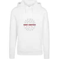 Pod Merry Christmas Heavy Hoody in Weiß, Größe L