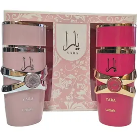 Lattafa Yara 5th Anniversary Edition Yara Eau de Parfum 100 ml + Yara Candy Eau de Parfum 100 ml Geschenkset