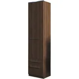 Priess Wäscheschrank Barcelona 48 x 193 x 36 cm Braun