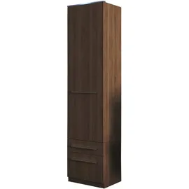 Priess Wäscheschrank Barcelona 48 x 193 x 36 cm Braun