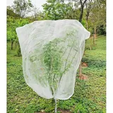 Vogelschutznetz Für Obstbäume, 1,8 X 1,8 M, Mit Kordelzug, Aus Strapazierfähigem Polyester Zum Schutz Der Früchte