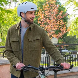 ABUS Fahrradhelm XOXO - Cityhelm im Skater-Look - Helm für Skateboard, Fahrrad, cooter - mit optimiertem Kinnpolster - für Jugendliche und Erwach... - Blau