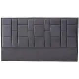 vente-unique Bettkopfteil, Grau, 160 cm,