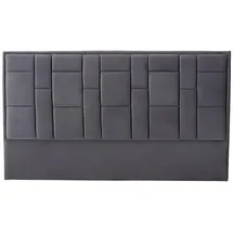 vente-unique Bettkopfteil, Grau, 160 cm,