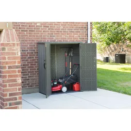 Lifetime XXL Kunststoff-Geräteschrank 1,36 x 0,70 x 1,72 m grau