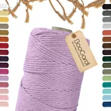 BooGardi Makramee Garn · Lavendel 3mm x 200m · Violett