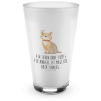 Mr. & Mrs. Panda Glas Hundeglück - Transparent - Geschenk, Glas, Hundemama, Latte Macchiato, Premium Glas