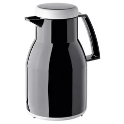2x Helios Isolierkanne WASH. Inhalt: 1.0 Liter. Farbe: schwarz