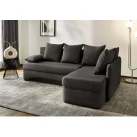 Jockenhöfer Gruppe Ecksofa »Nivaris L-Form, B: 197 cm« mit Bettfunktion & Bettkasten, Unser Dauertiefpreis, grau