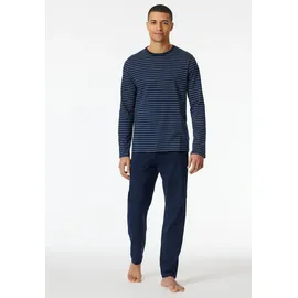 SCHIESSER Pyjama in Dunkelblau | Gr.: 58