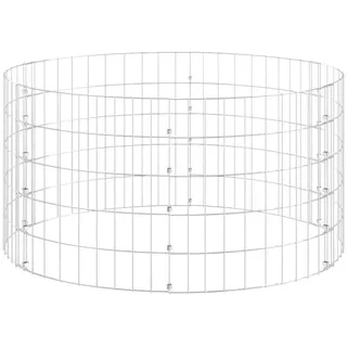 vidaXL Gartenkomposter Ø100x50 cm Verzinkter Stahl