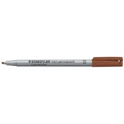 Folienstift Lumocolor B braun non permanent