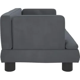 vidaXL Kindersofa Dunkelgrau 60 x 40 x 30 cm Kiefer