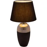 Paulmann Pauleen Midnight Beauty Tischleuchte G4 20 W Schwarz, Silber