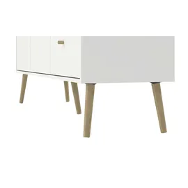 Andas Sideboard ¦ weiß ¦ Maße (cm): B: 147,2 H: 81,7 T: 39.1