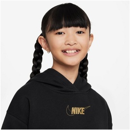 Nike Sportswear Jerseykleid CLUB FLEECE GIRLS' HOODIE DRESS schwarz XL (164)