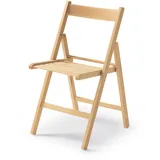 OEM Gepolsterte Campingstuhl Holz Buche 79 x 42,5 x 47,5 cm braun 4 St.